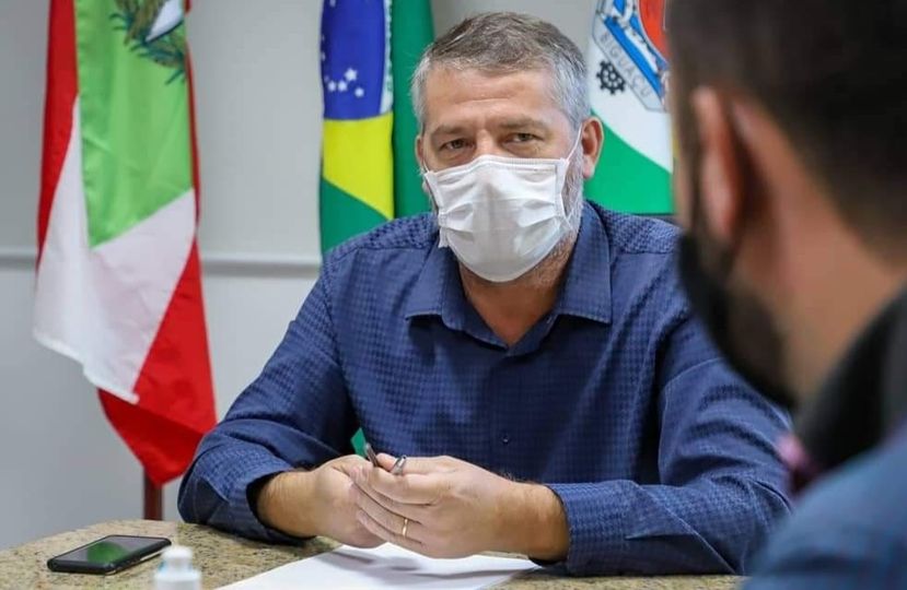 Prefeito Salmir da Silva - Foto Paulo Rodrigo Ferreira.