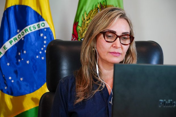 Foto Ricardo Wolffenbüttel Secom webconferencia governadora