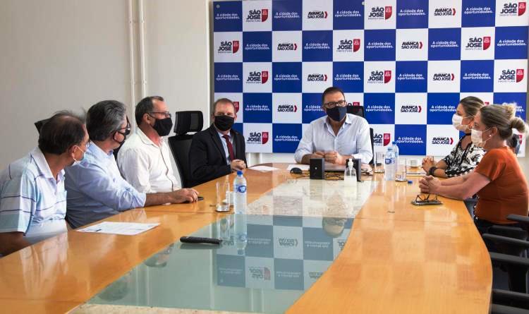 reunião entree o prefeito Orvino e o deputado Mauricio