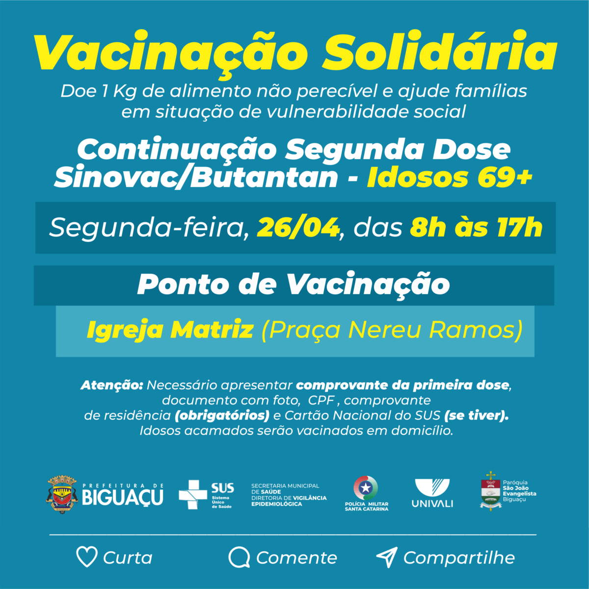 Segunda dose biguaçu