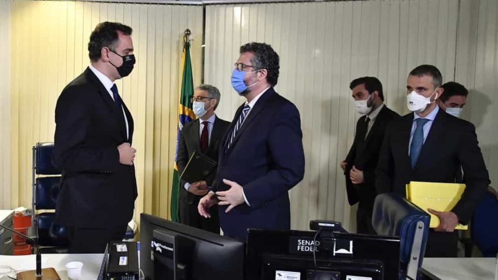 Ex Ministro Ernesto Araújo das Relações Exteriores - Waldemir Barreto-Agência Senado