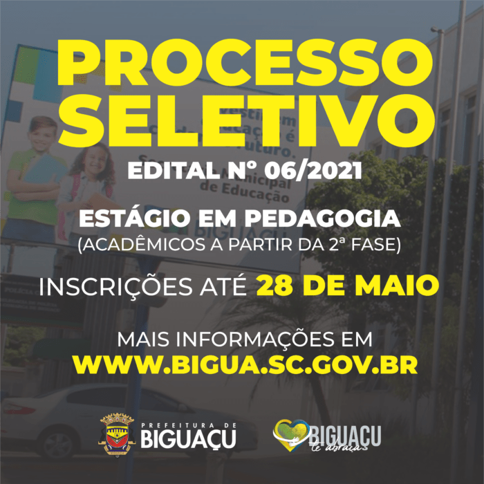 SECRETARIA MUNICIPAL DE EDUCAÇÃO REALIZA PROCESSO SELETIVO PARA ESTAGIÁRIOS DE PEDAGOGIA