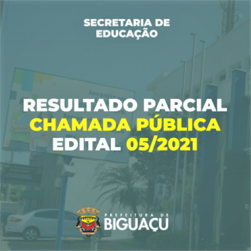 Secretaria Municipal de Educação divulga resultado parcial do processo seletivo para contratação de profissionais ACT