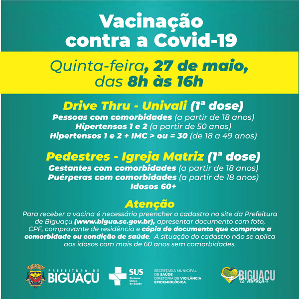 VACINAÇÃO CONTRA COVID 19
