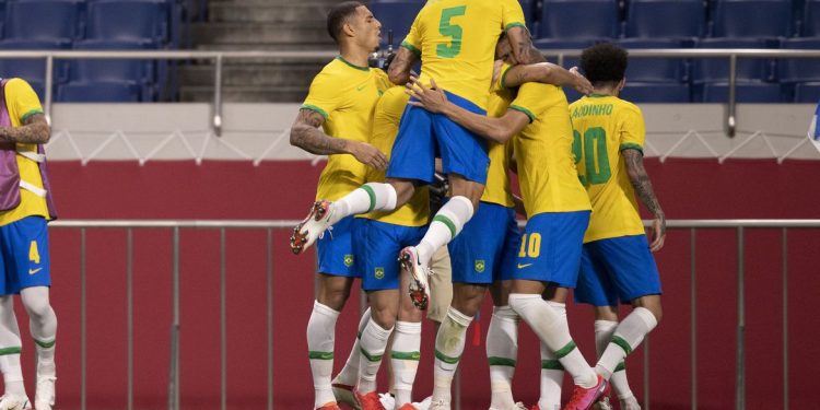 Brasil 1, Egito 0 - Crédito Lucas Figueiredo - CBF