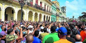 Na Cidade Velha de Havana,