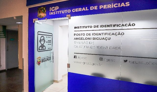 IGP -Biguaçu tem espaço exclusivo para emissão da Carteira de Identidade