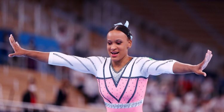 REUTERS - Lisi Niesner - Rebeca Andrade medalha de ouro na ginastica artística, aparelho solo