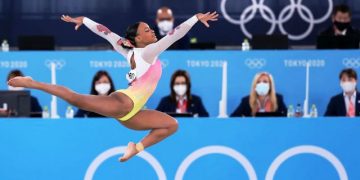Rebeca Andrade solo toquio quinto lugar RICARDO BUFOLIN-CBG