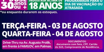 vacinação 03 de agosto