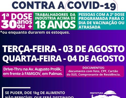 vacinação 03 de agosto
