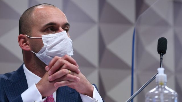CRÉDITO,EDILSON RODRIGUES-AGÊNCIA SENADO, O diretor-executivo da Prevent Senior, Pedro Batista, compareceu à CPI da Covid no Senado e negou as acusações