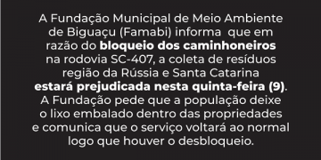 Comunicado - lixo