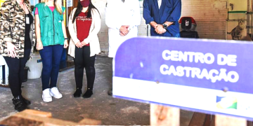 SECRETARIA DE AGRICULTURA E MEIO AMBIENTE VISITA CENTRO DE CASTRAÇÃO DE BIGUAÇU