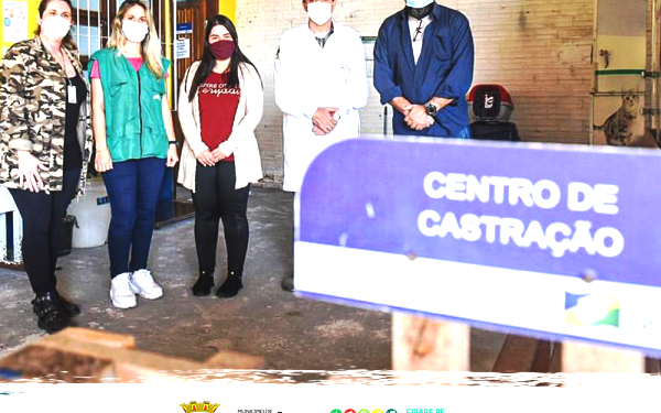 SECRETARIA DE AGRICULTURA E MEIO AMBIENTE VISITA CENTRO DE CASTRAÇÃO DE BIGUAÇU