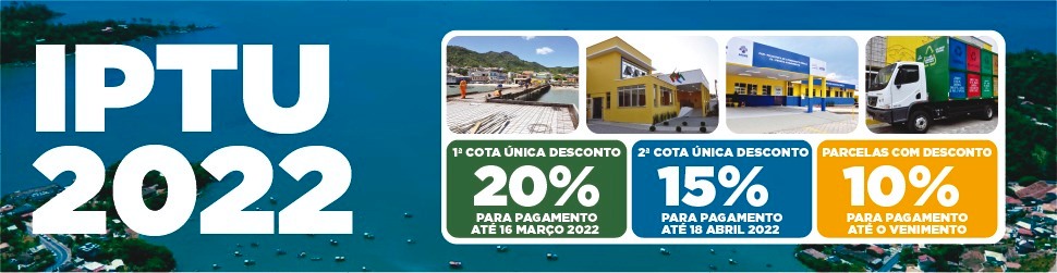 Banner IPTU 2022 de Governador