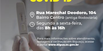 Novo centro de testagem
