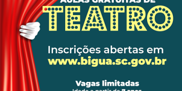  50 novas vagas para aulas gratuitas de teatro