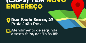 Centro de Apoio Pscossocial (CAPS) tem novo endereço