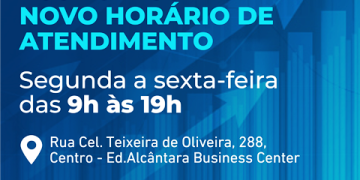 novo horário de atendimento
