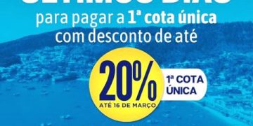 uLTIMOS DIAS PARA PAGAMENTO DA COTA ÚNICA