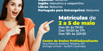 centro de ensino prossionalizante cursos gratuitos espanhol