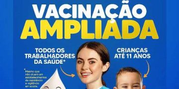 Campanha de vacinação contra gripe e sarampo