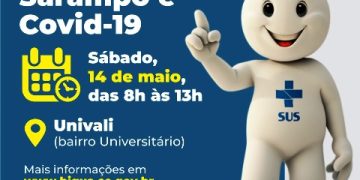 Sábado (14) será dia de vacinação