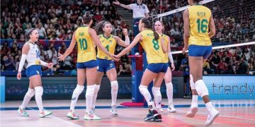 Brasil bate Sérvia e decide título inédito contra Itália na Liga