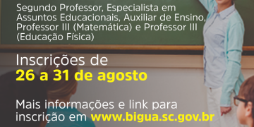 Chamada Pública: Secretaria de Educação abre novas vagas para ACTs