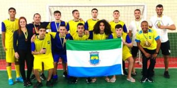 FUTSAL MASCULINO SUB-18 DE GOV. CELSO RAMOS CLASSIFICA-SE PARA ETAPA REGIONAL SUL DOS JOGUINHOS ABERTOS DE SC