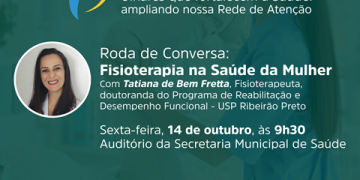 Saúde de Biguaçu promove roda de conversa sobre “Fisioterapia na Saúde da Mulher”