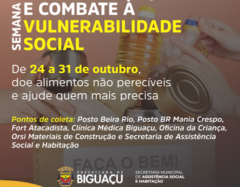 campanha de arrecadação de alimentos