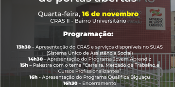 CRAS de Portas Abertas - Biguaçu promove ação de orientação sobre serviços da Assistência Social e mercado de trabalho