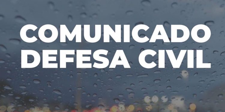 Comunicado Defesa Civil