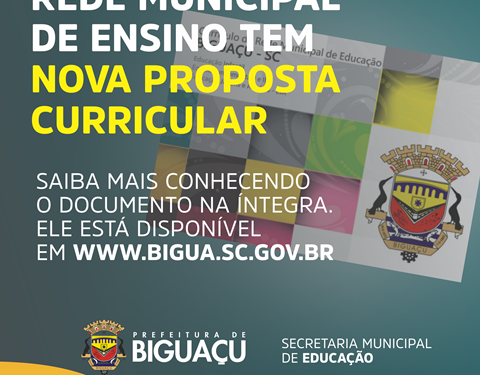 Nova Proposta Curricular - Divulgação DICOM PMB
