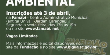 Guardião Ambiental 2023 - inscrições estão abertas até 3 de abril