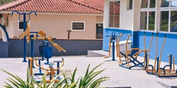 Nova academia ao ar livre do bairro Fazenda de Dentro (Fernando Mendes)