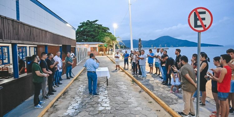 Orla do balneário São Miguel