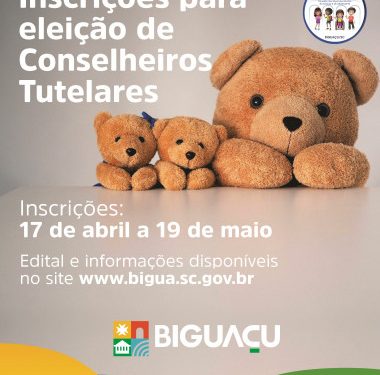 CMDCA Biguaçu abre inscrições para eleição de conselheiros tutelares titulares