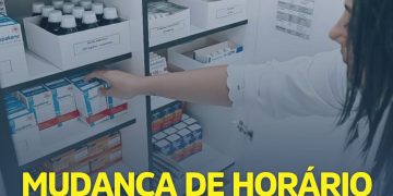 Mudança de horário no serviço de distribuição de medicamentos