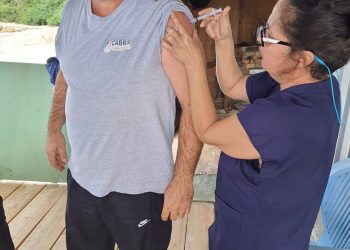Pescadores da Tainha, recebem imunização contra a Influenza (gripe)