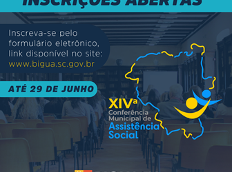 Inscrições abertas para a XIV Conferência Municipal de Assistência Social- Divulgação DICOM-PMB
