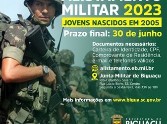 Prazo para alistamento militar encerra no dia 30 de junho
