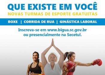 Prefeitura de Biguaçu abre novas turmas de Boxe, Corrida de Rua e Ginástica Laboral