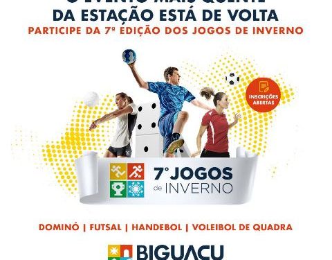 Prepare-se, vem aí a 7ª edição dos Jogos de Inverno de Biguaçu!