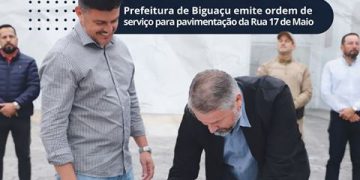 Pavimentação da Rua 17 de de Maio