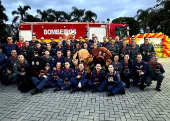 Governador Celso Ramos tem representante na primeira turma do curso de instrutor do Programa Bombeiro Mirim SC