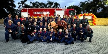 Governador Celso Ramos tem representante na primeira turma do curso de instrutor do Programa Bombeiro Mirim SC