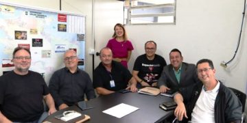 Em reunião, Prefeitura municipal e UFSC conversam sobre avanço do projeto de restauração da Fortaleza de Santa Cruz do Anhatomirim